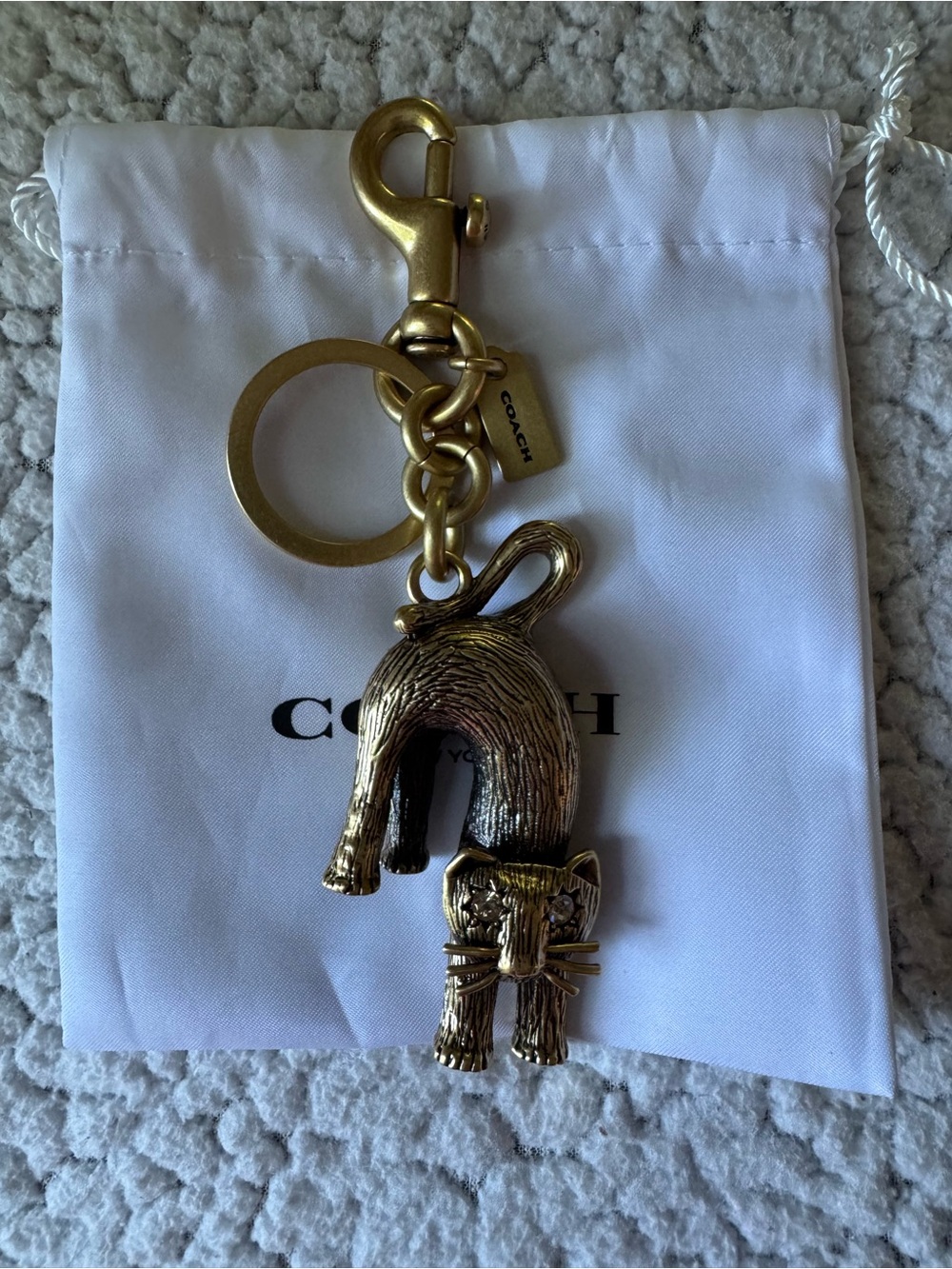 Coach Cat Bag Charm